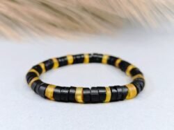 Gintarinė vyriška apyrankė