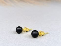 Gintariniai auskarai vinutės