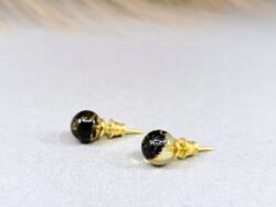 Gintariniai auskarai vinutės